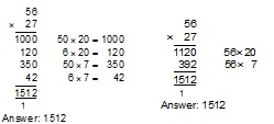 Multiplication example